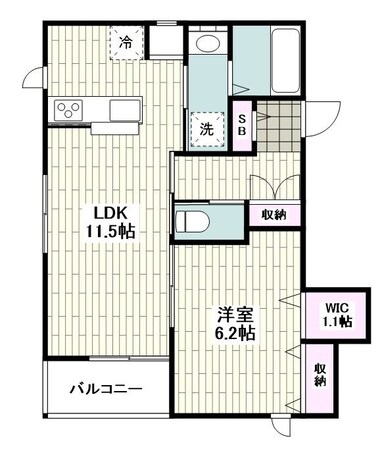 （仮称）二宮メゾンＢ棟の物件間取画像